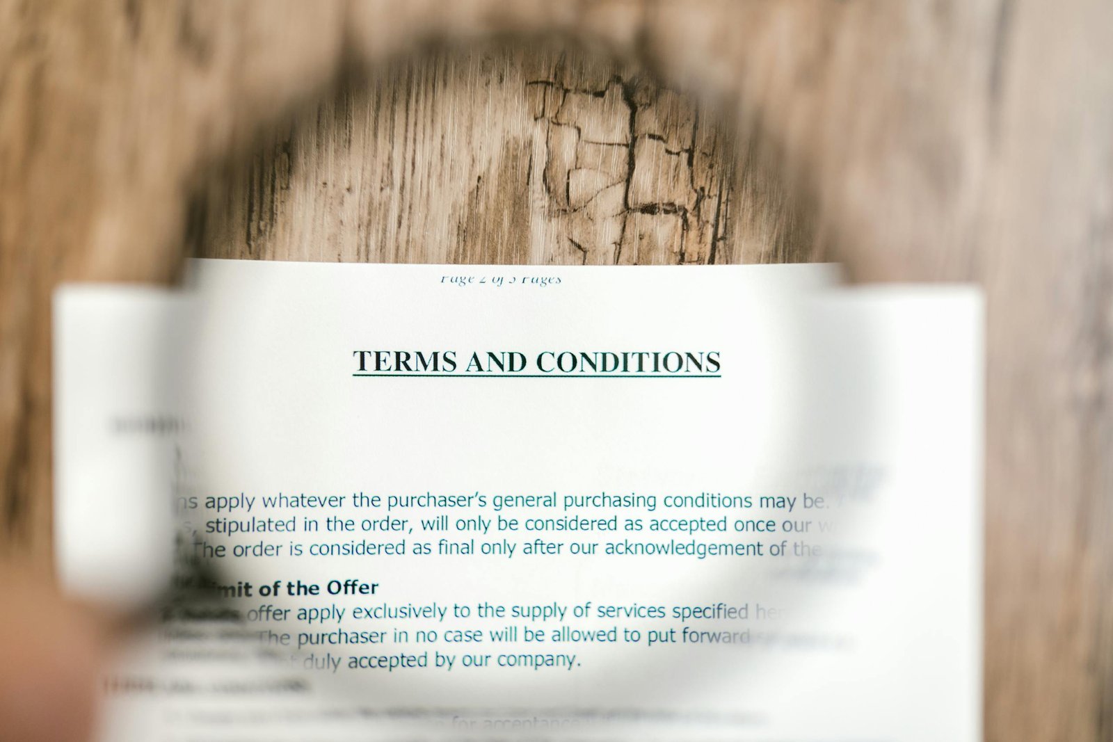 Terms and Conditions Terms and Conditions